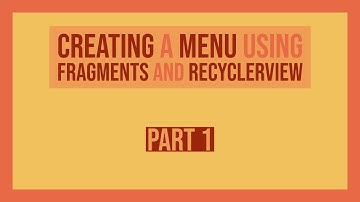 Adding a recycler view to fragment page | Part-1 | ANDROID STUDIO