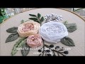 Garden roses. Embroidery for beginners