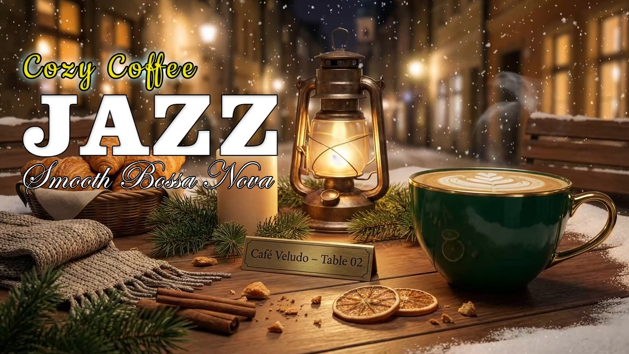 Cozy Bossa Nova Jazz ☕ Gentle Coffee Shop Music for Relaxing & Focus
