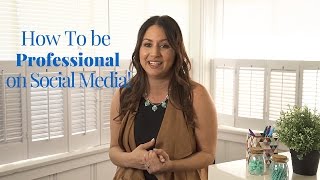 How To be Professional on Social Media! | The Intern Queen
