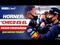 Christian Horner: "Checo es el mejor compañero que hemos tenido en el equipo"