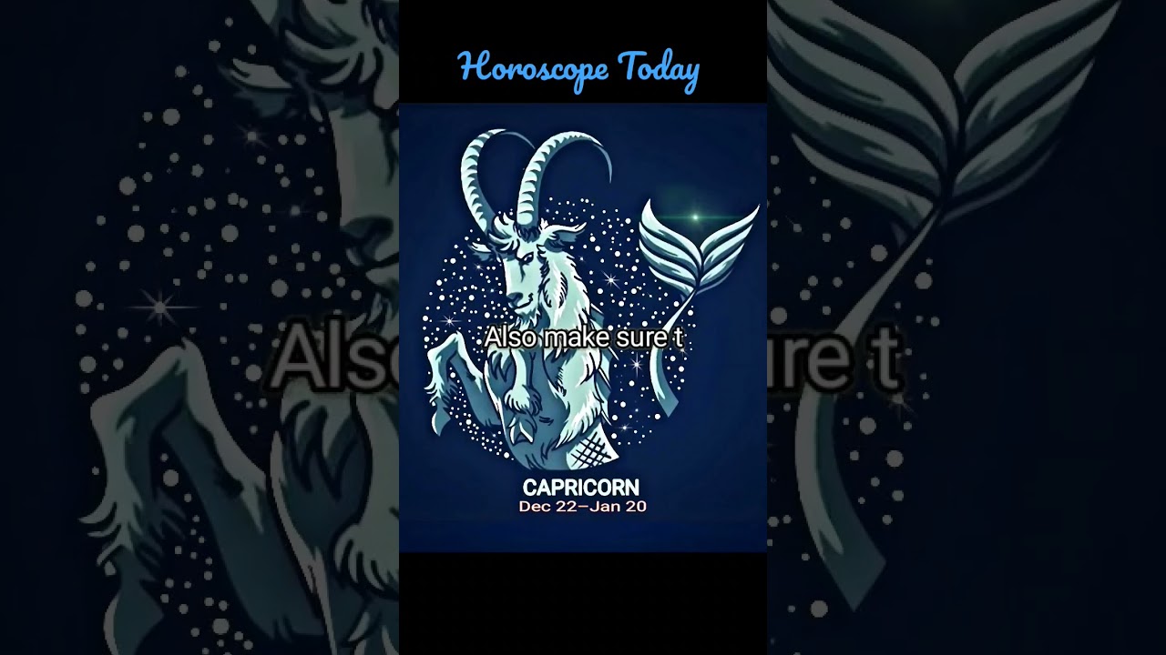 CAPRICORN ♑ Horoscope Today and Lucky Time of The Day 