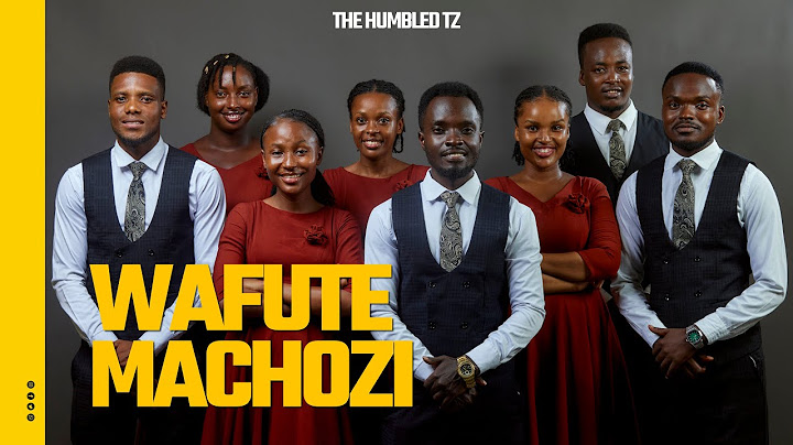 WAFUTE MACHOZI EP~The Humbled Tz.