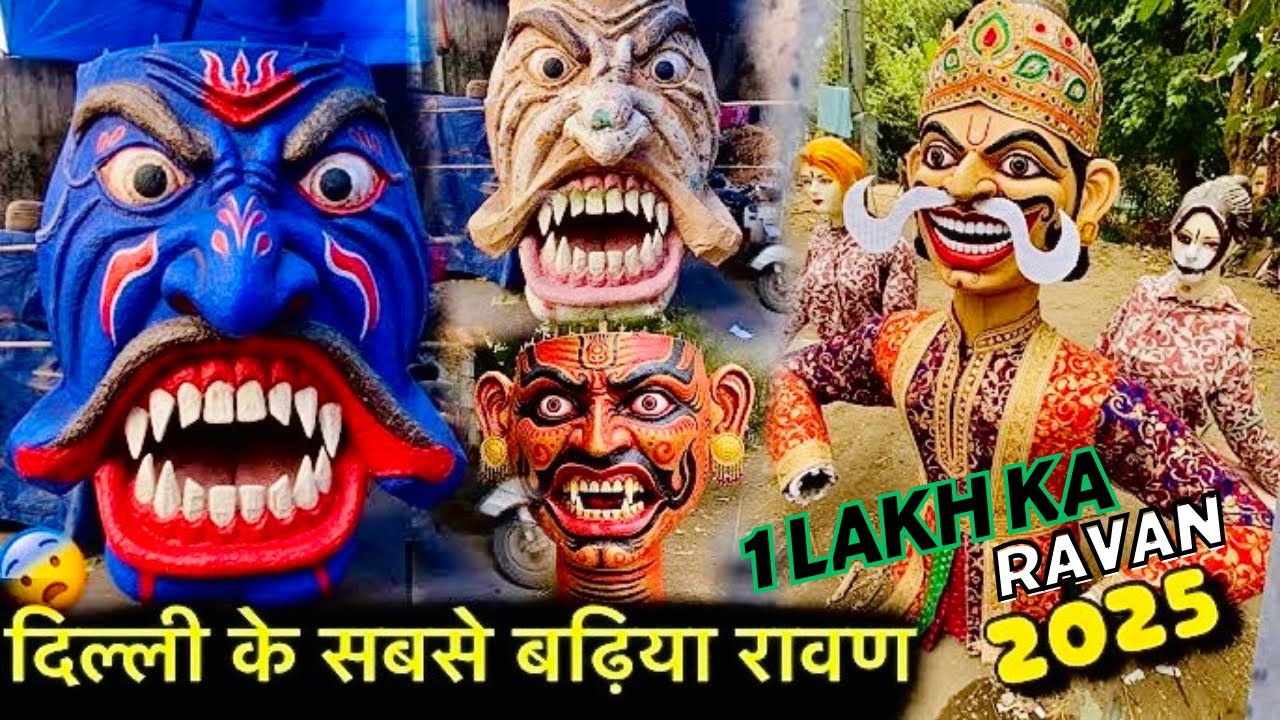 Delhi Ravan Making 2025 | Making Best Ravan for Dussehra | Cheapest ...