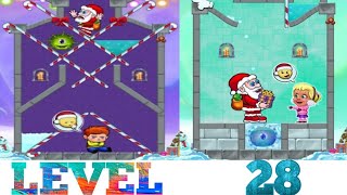 Christmas Santa pin game Level-28 Gameplay walkthrough (Android, iOS) #trydra #ChristmasSantapingame screenshot 3