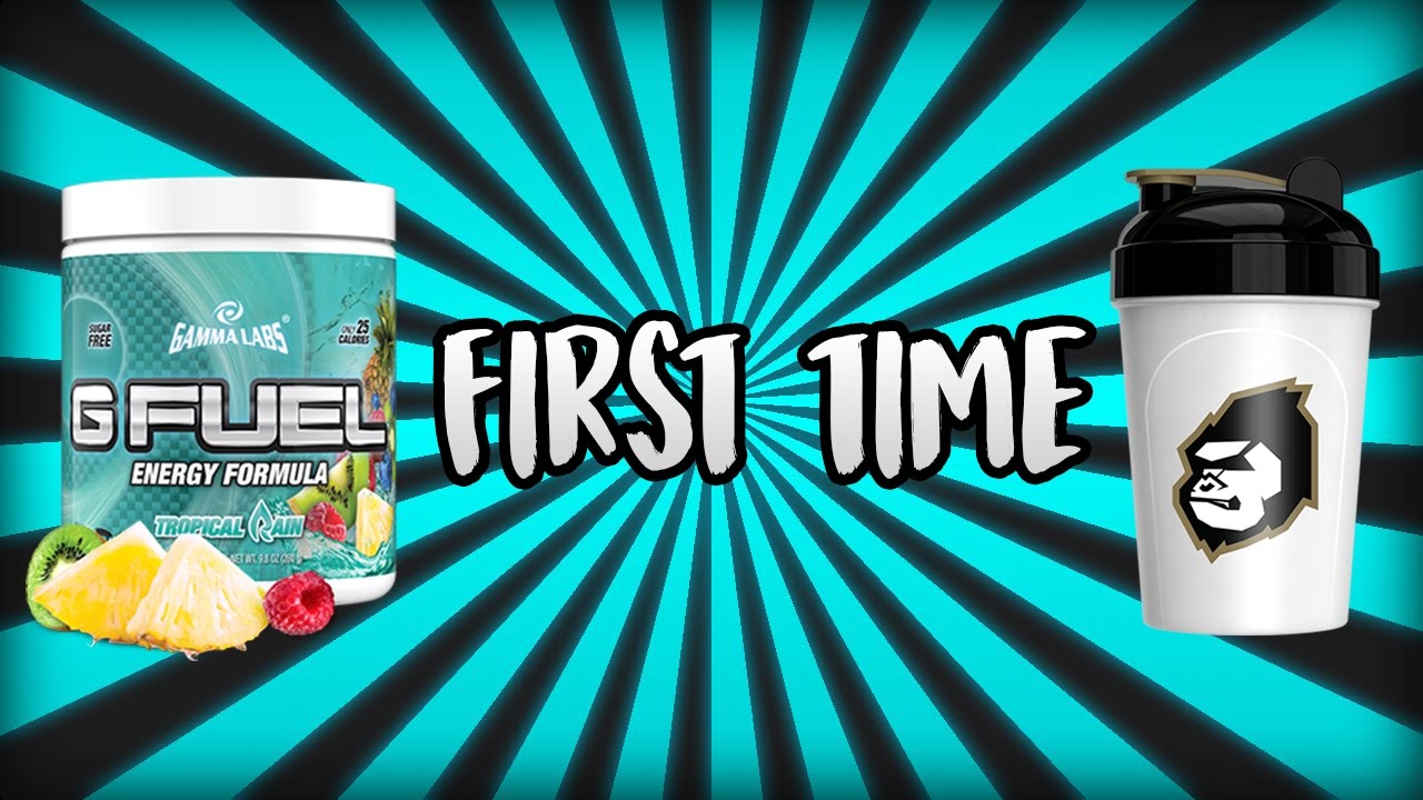 FIRST TUB OF GFUEL (Tropical Rain W/Shaker) UNBOXING!!! YouTube