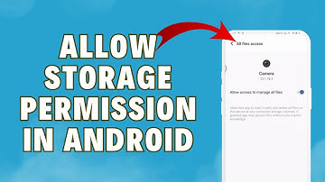 How To Allow Storage Permission In Android | Give Storage Permission Android ✅