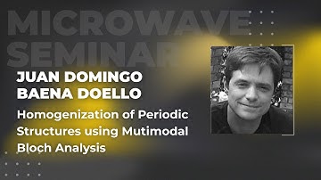 Homogenization of Periodic Structures using Mutimodal Bloch Analysis | Juan Domingo Baena Doello
