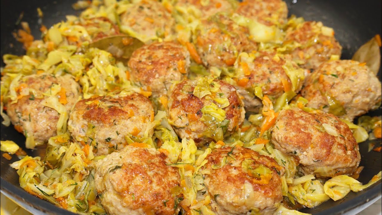 PULPECIKI W MŁODEJ KAPUŚCIE... prosty i szybki pomysł na rodzinny obiad!!!