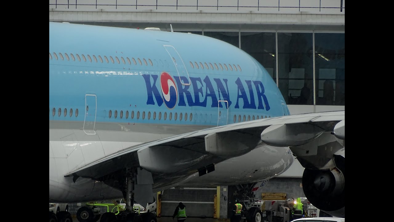 KOREAN AIR I Airbus 380 861 Gate Departure JFK YouTube korean-air-i-airbus-380-861-gate-departure-jfk-youtube