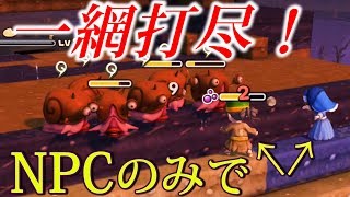 女性住民を利用した、拠点自動防衛システム作ってみた【ドラゴンクエストビルダーズ】検証　実況