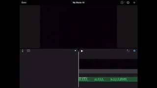 How to fix audio not moving in IMovie