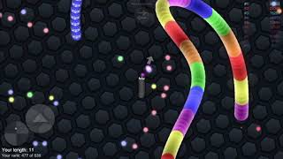 Worst slither.io spawn ever!!