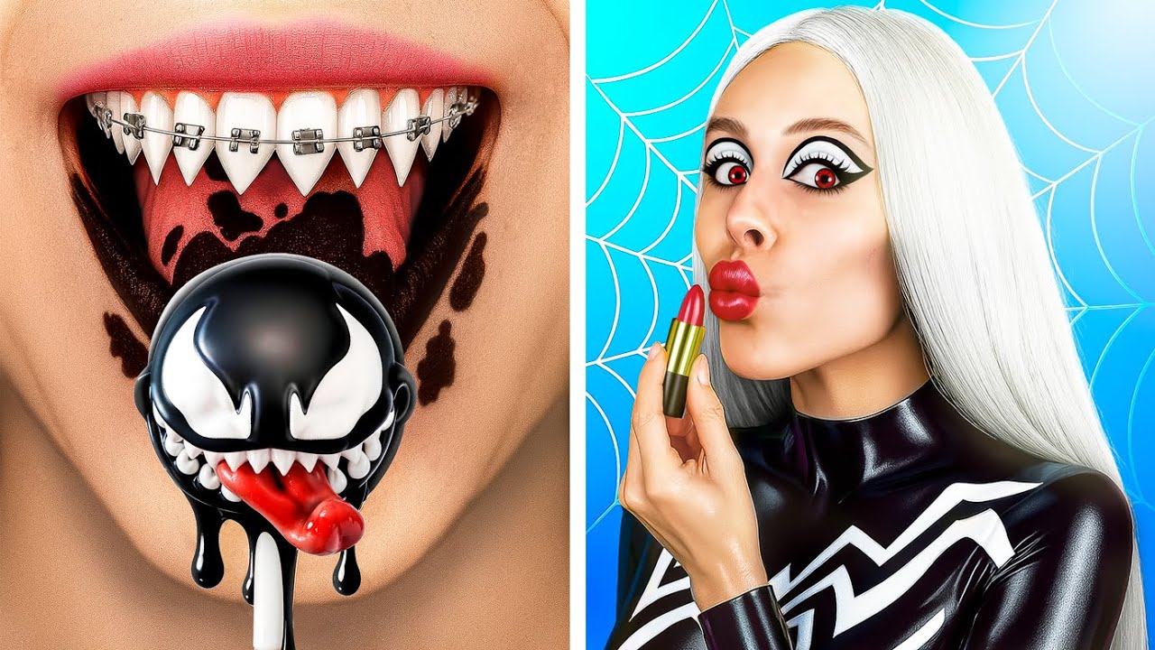 Vom Nerd zur Schönheit Venom Girl! Wie wird man eine Superheldin?!