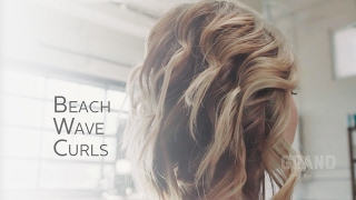 Beach Wave Curls Tutorial - Grand Salon, Denver