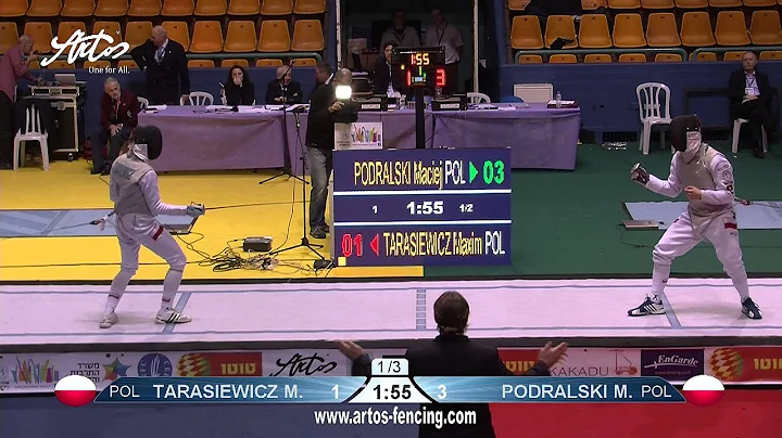 Cadets Men Foil Indiv Semifinal01 Podralski POL vs...
