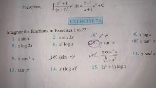 EX 7.6 Q1 TO Q11 SOLUTIONS OF INTEGRALS NCERT CHAPTER 7 CLASS 12th(PART1)