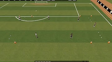 2v2 Counter Attack in a Channel Stage 1