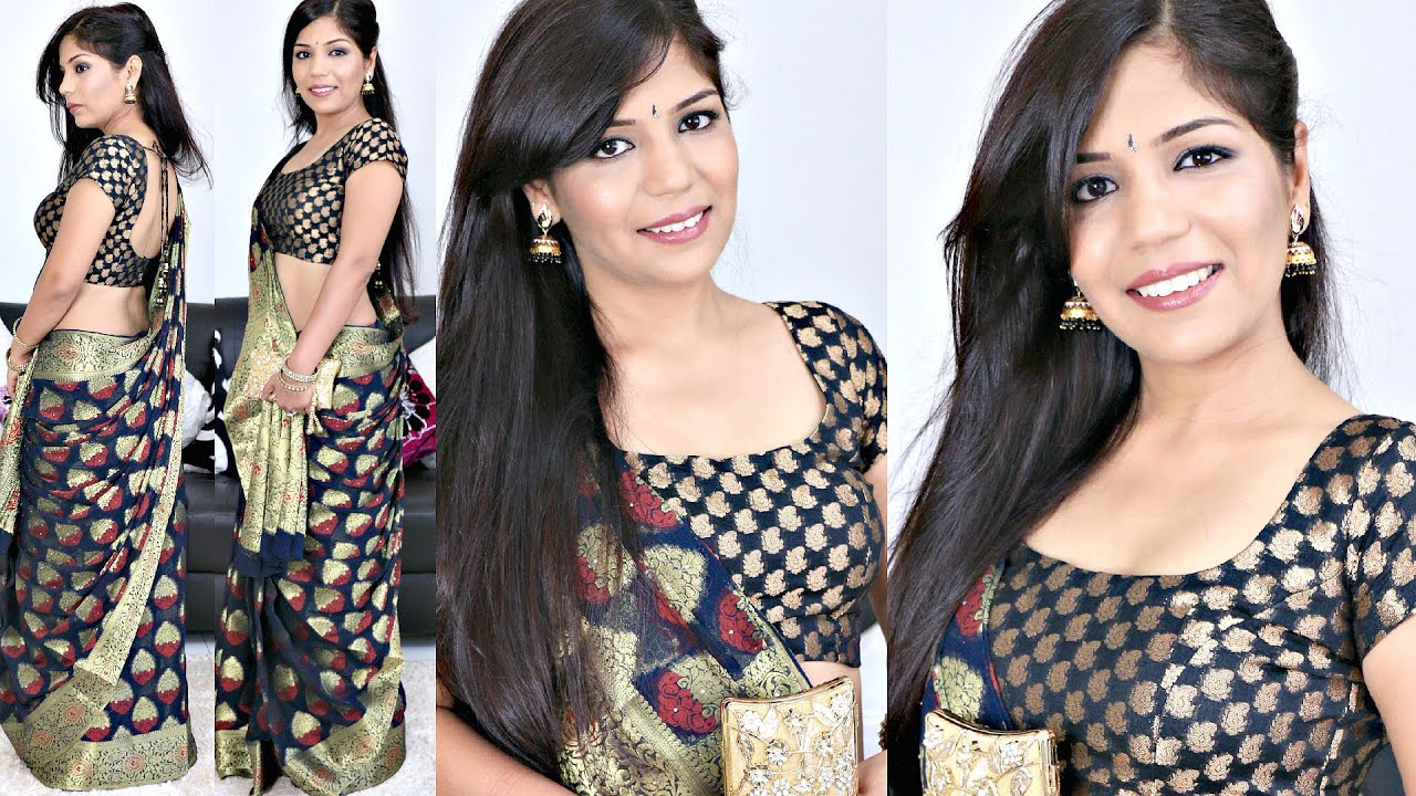 How To Do Indian Makeup Tutorial How To Style Saree