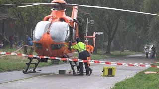 Rettungshubschrauber konnte durch Defekt nicht starten in Bonn am 18.08.19 + OTon