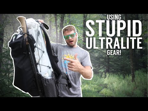 Using STUPID Ultralight Gear! Minimalist Summer Backpacking Overnighter
