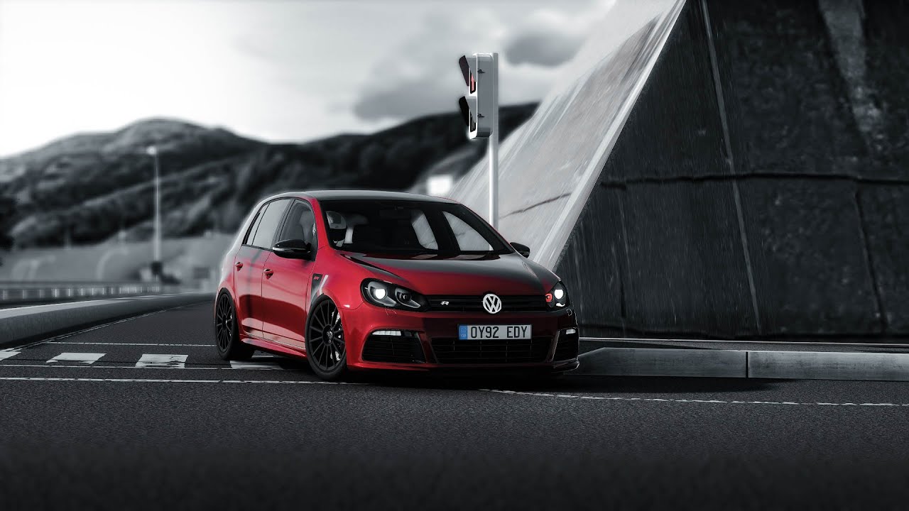 Golf R MK6 APR Stage 3 With DSG Farts Assetto Corsa (Logitech G29