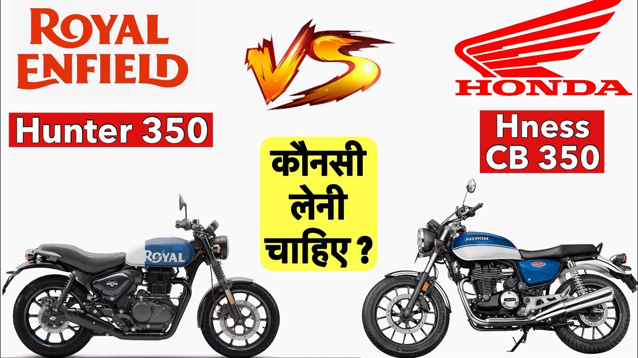 2022 Royal Enfield Hunter 350 Vs Honda Hness CB 350 | Which One To Buy ...