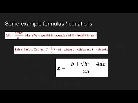 Implementing formulas in C#