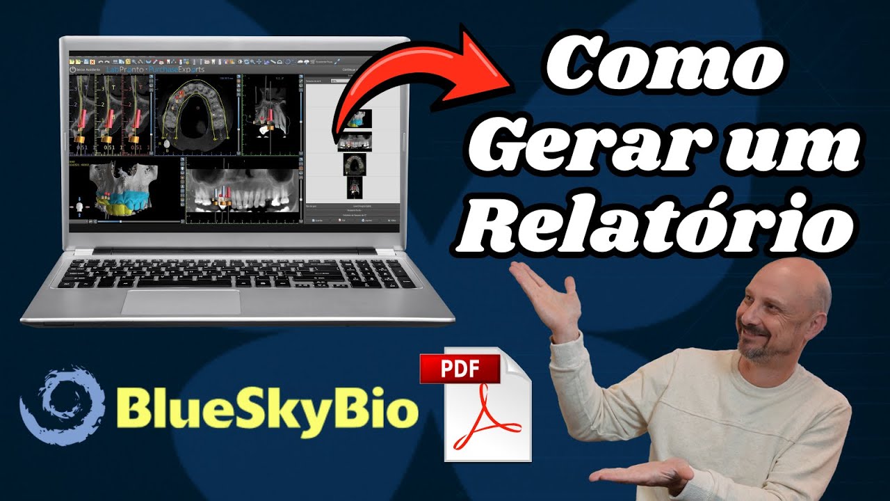 Como gerar e exportar relatórios profissionais em PDF dentro do BlueSkyPlan passo a passo