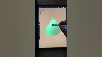 Procreate tutorial - quick shading trick (YouTube #shorts)