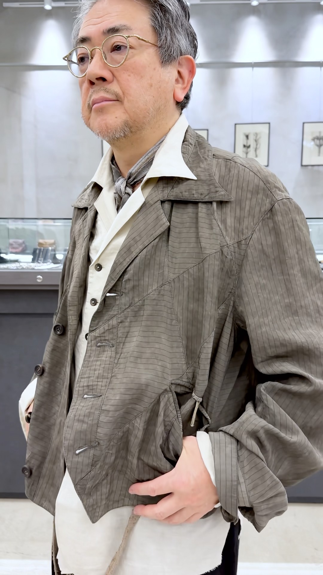 ジギーチェン 24PRE FALL Classic ジャケット ZIGGY CHEN(ジギー チェーン) 2026 Spring Summer Collection CROPPED