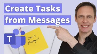 How to create a reminder or task from a message in Teams screenshot 5