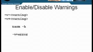 ASM Command Line Options pt. 2 PART 14