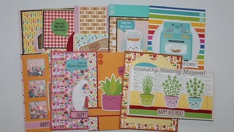 10 Cards 1 Doodlebug Collection | Collaboration With Helen & Cherryl
