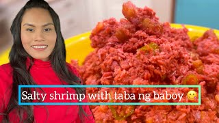 BUHAY AMERICA: salty shrimp (uyap) with taba ng baboy | @anacrispizaro7349