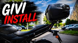 Suzuki SV650 Gen 3 (2016-2025) - Top Box Rack Installation (Givi 3111FZ)