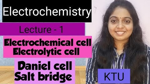 Electeochemistry | KTU | 2019 scheme | lecture - 1 | Engineering chemistry | Btech |