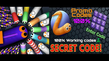 Slither snikio.io 100% working promo codes new all skins in slither.io