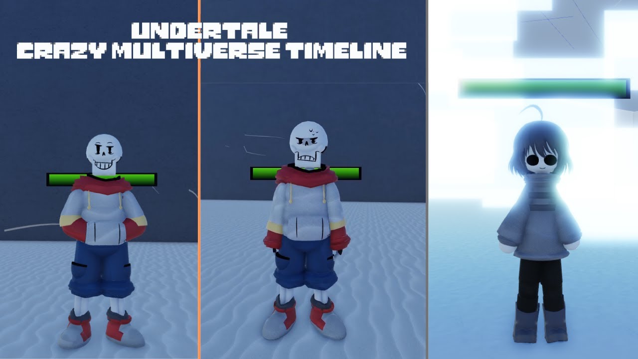 Code】Reaper Sans/UW Papyrus/Freaktale Sans/New Skin[Showcase] [Undertale  Crazy Multiverse Timeline] 