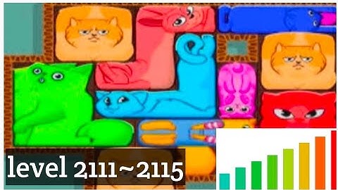 Puzzle Cats - level 2111~2115  Solve 