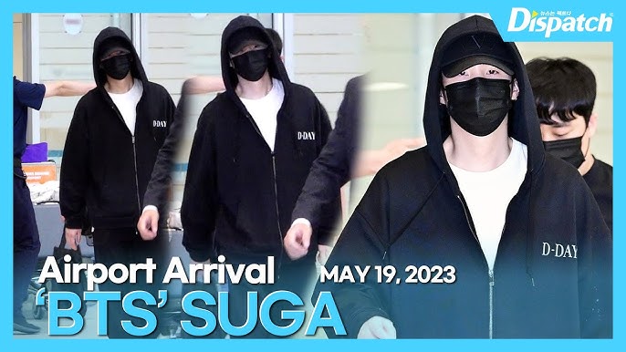 220927 Dispatch: SUGA(BTS), ICN INT Airport Departure : r/bangtan