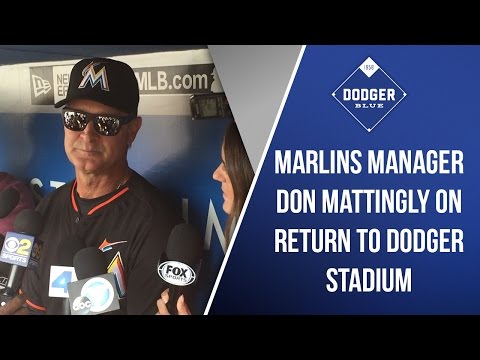 Marlins manager Don Mattingly on return to Dodger Stadium