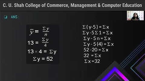 B.B.A SEM 3  STATISTICS CH-2  PART VI  BY PROF. BHARTI PARMAR