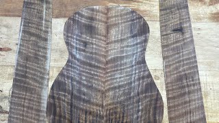 Ukulele Building- Making a curly walnut back and sides