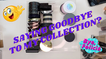 Makeup Declutter - Powders