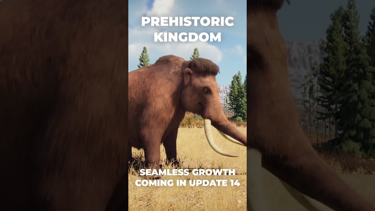 Prehistoric Kingdom Seamless Growth Test #prehistorickingdom #animals #videogames #gamedev