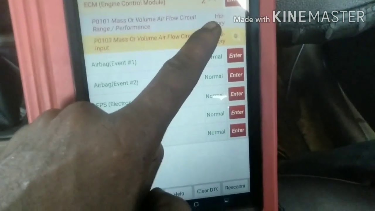 How to scan a car with scanner tools YouTube