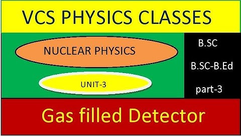 Gas filled detector ,part-2