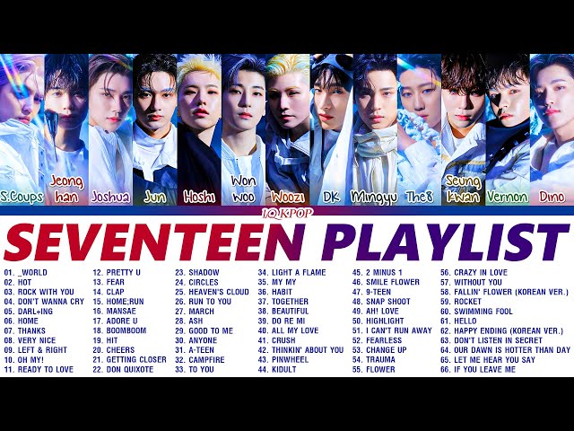 SEVENTEEN (세븐틴) PLAYLIST 2022 UPDATED | 세븐틴 노래 모음