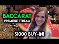 $1000 VS Baccarat! Trying The NEW Dragon BONUS Bet!!